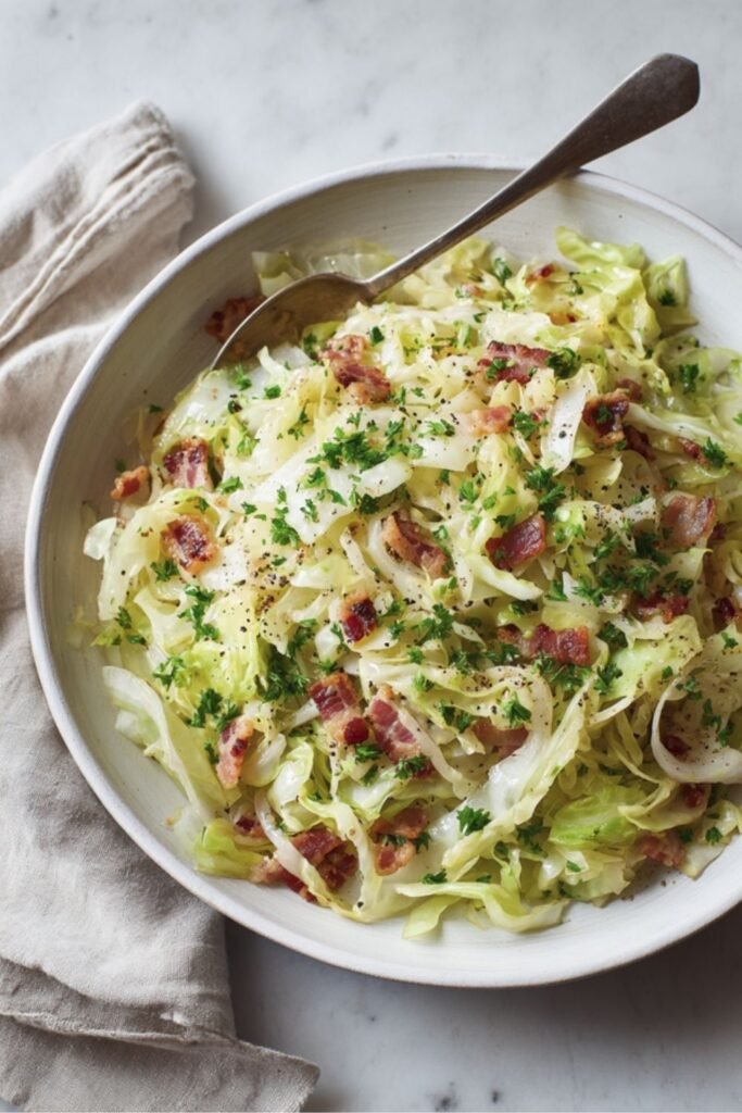 Buttery Cabbage & Bacon